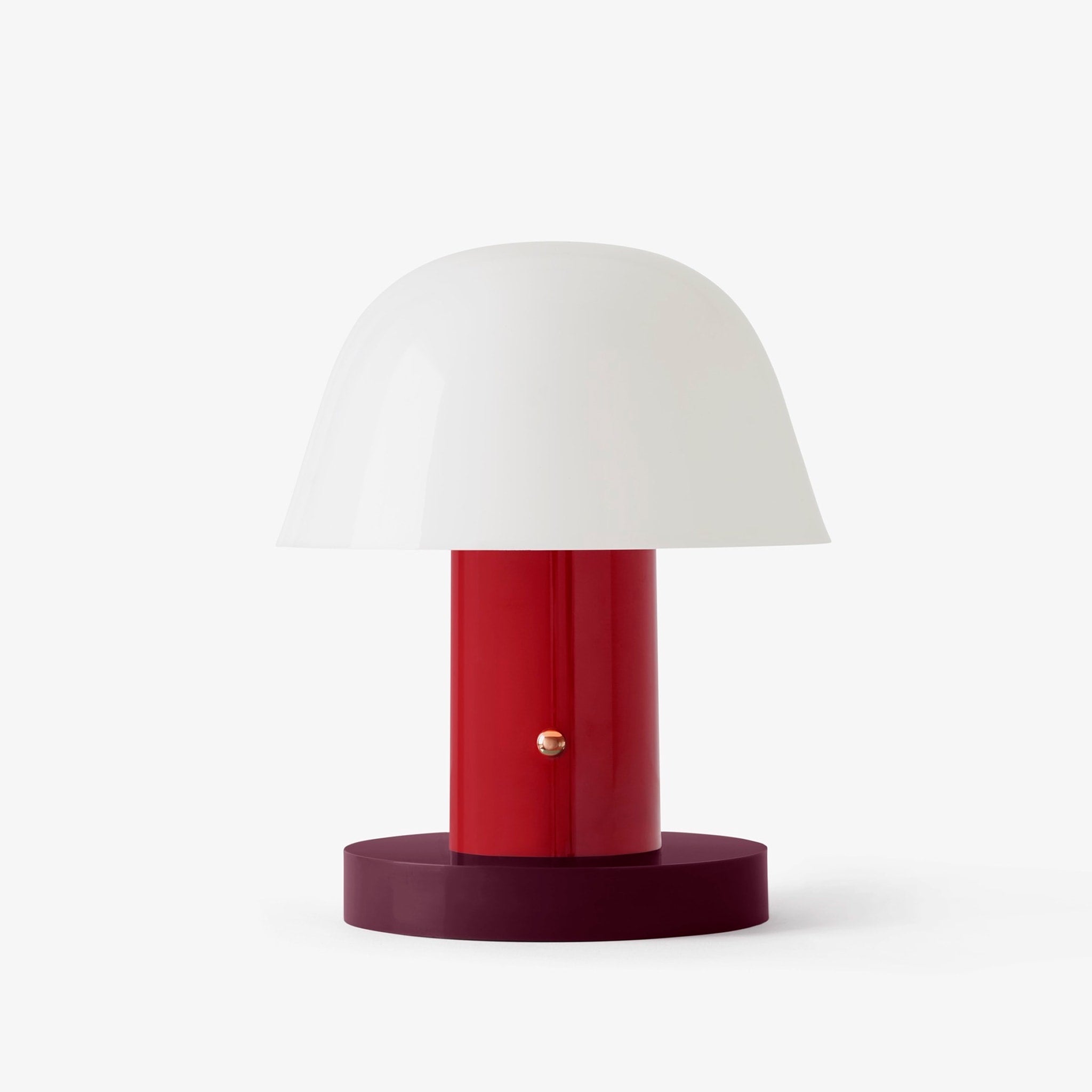 &TRADITION Setago Portable Lamp, Maroon & Grape