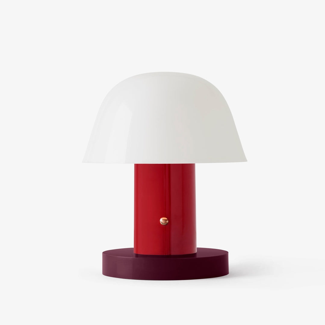 &TRADITION Setago Portable Lamp, Maroon & Grape