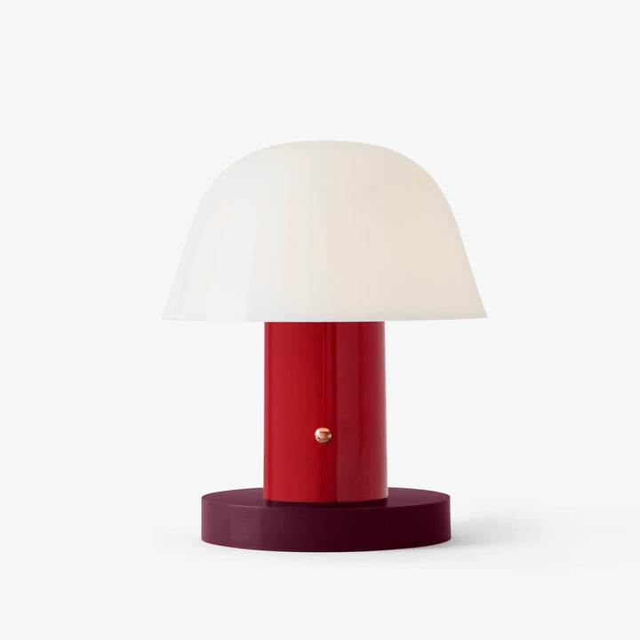&TRADITION Setago Portable Lamp, Maroon & Grape