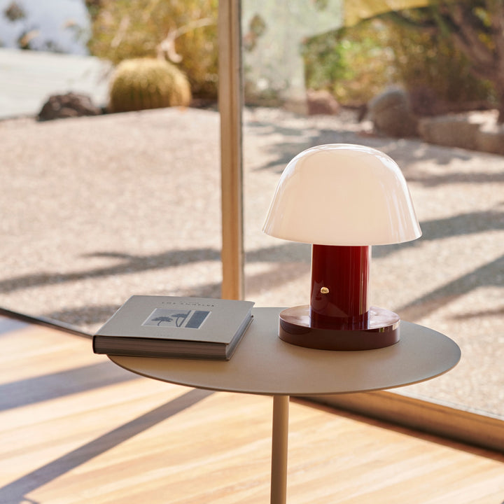 &TRADITION Setago Portable Lamp, Maroon & Grape