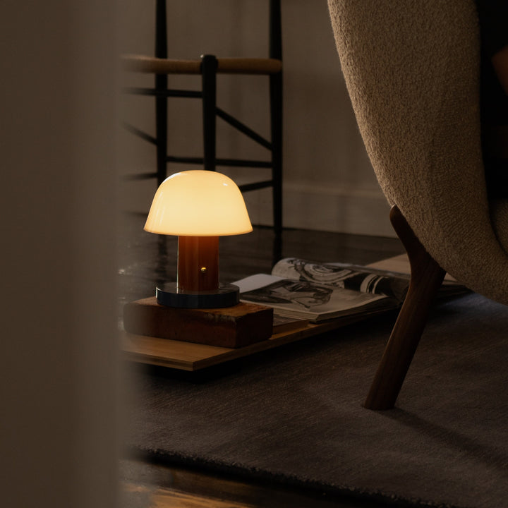 &TRADITION Setago Portable Lamp, Maroon & Grape