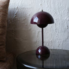 &TRADITION Flowerpot Portable Lamp VP9, Dark Plum