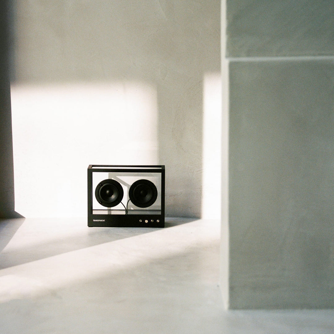 PRE-ORDER │ TRANSPARENT Speaker Small, Black