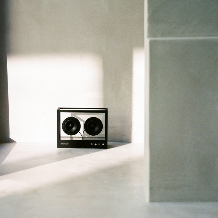 PRE-ORDER │ TRANSPARENT Speaker Small, Black