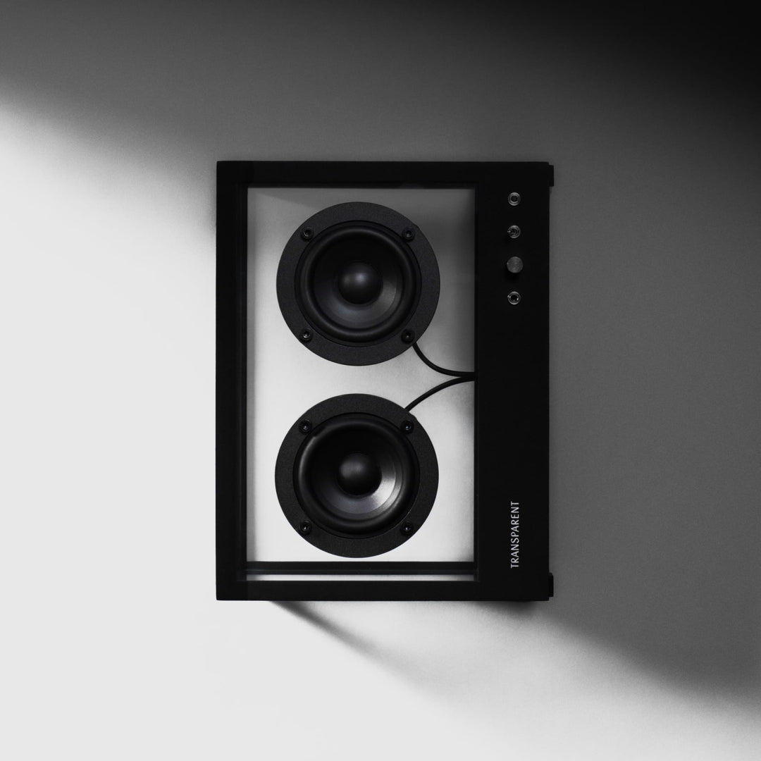 PRE-ORDER │ TRANSPARENT Speaker Small, Black