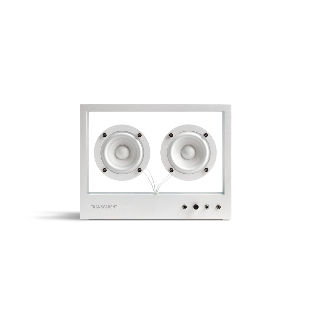 TRANSPARENT Speaker Small, White