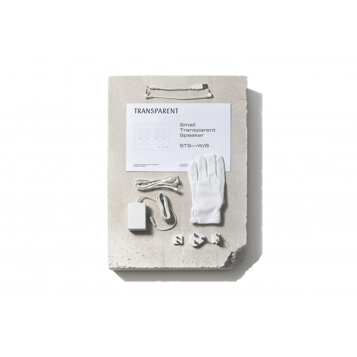 TRANSPARENT Speaker Small, White