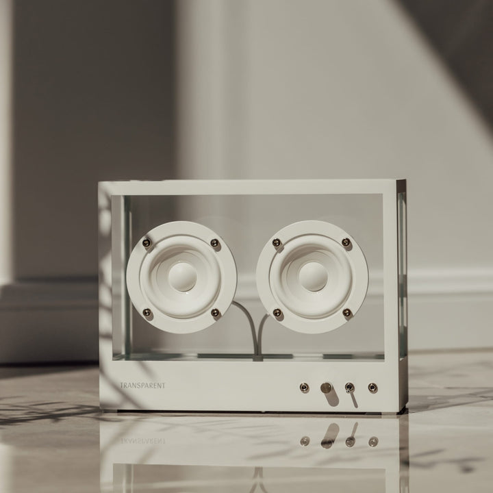 TRANSPARENT Speaker Small, White