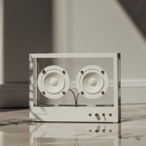 TRANSPARENT Speaker Small, White