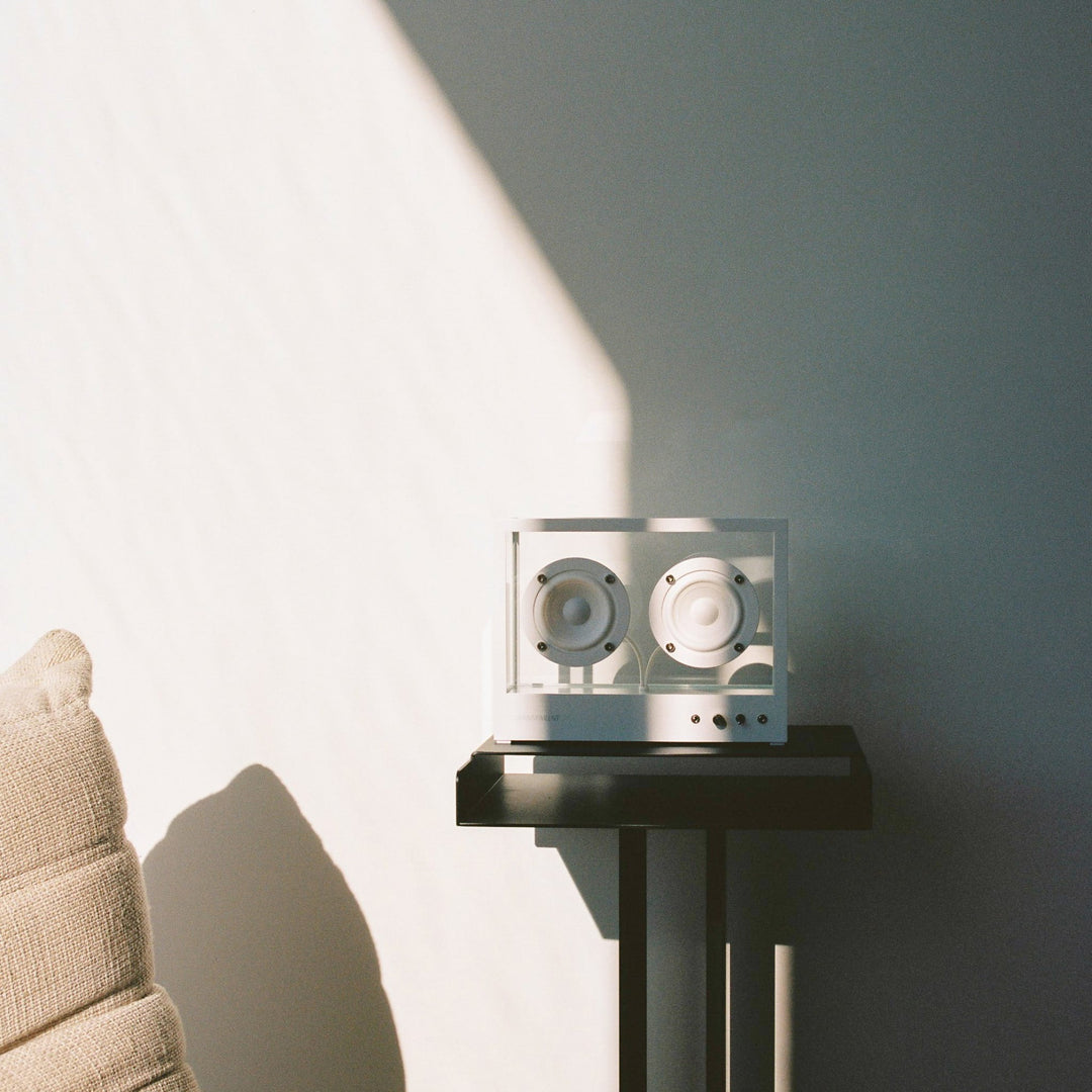 TRANSPARENT Speaker Small, White