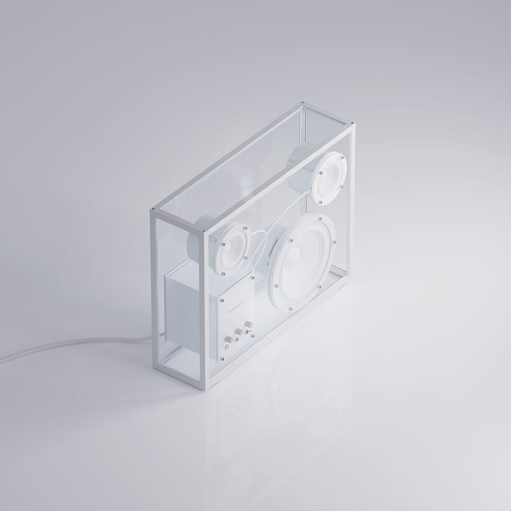 PRE-ORDER │ TRANSPARENT Speaker, White
