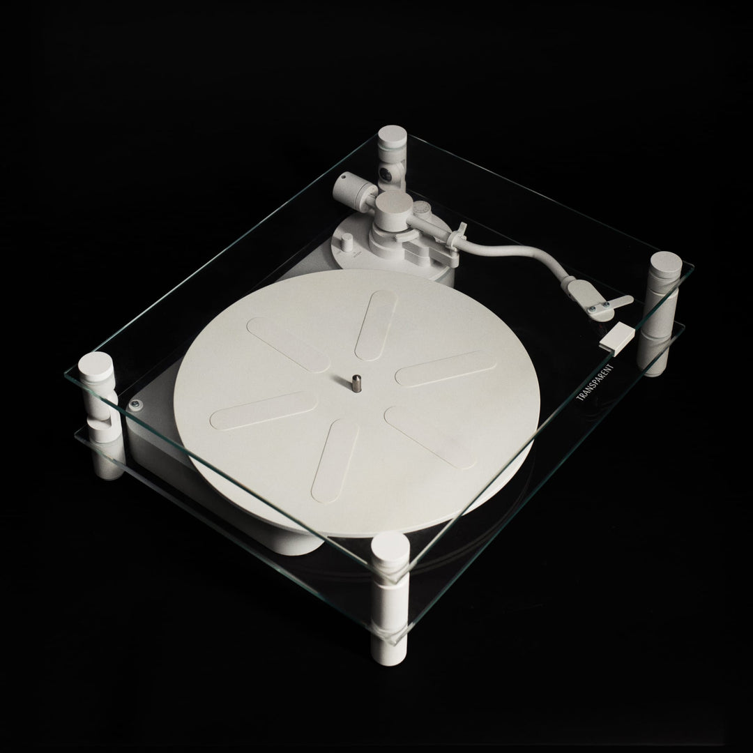PRE-ORDER │ TRANSPARENT Turntable, White