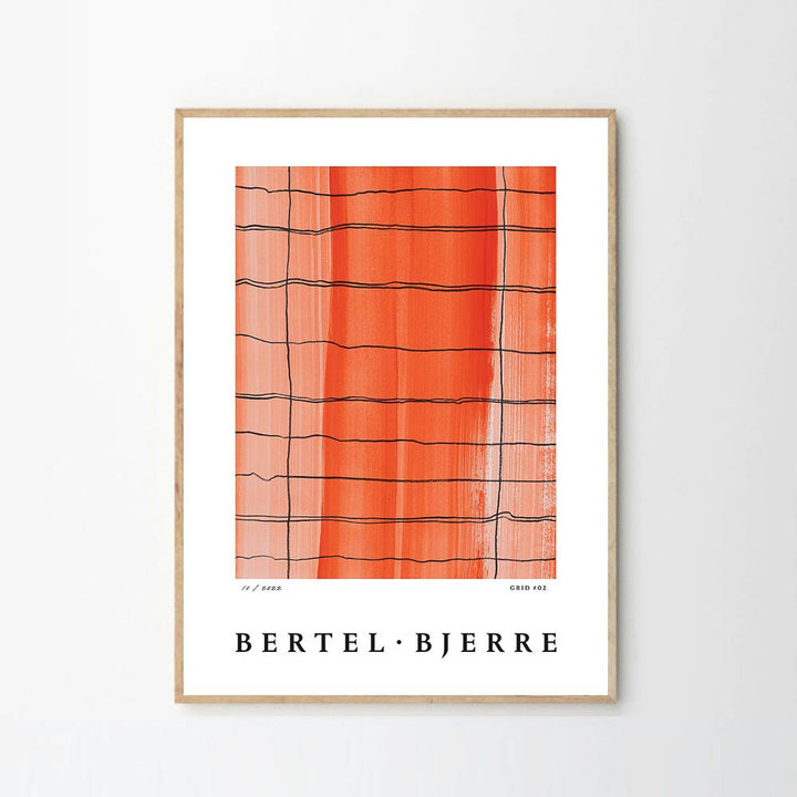 THE POSTER CLUB Bertel Bjerre, Grid 02 Poster Art Print, 50x70cm