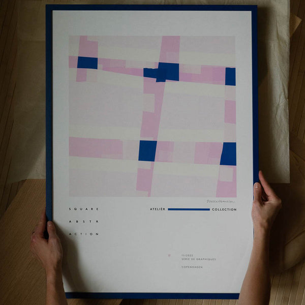 THE POSTER CLUB Mille Henriksen, Square Abstraction Poster Art Print,