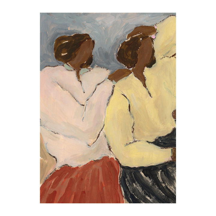 THE POSTER CLUB Sacrée Frangine, Side by Side, Art Poster, 50x70cm