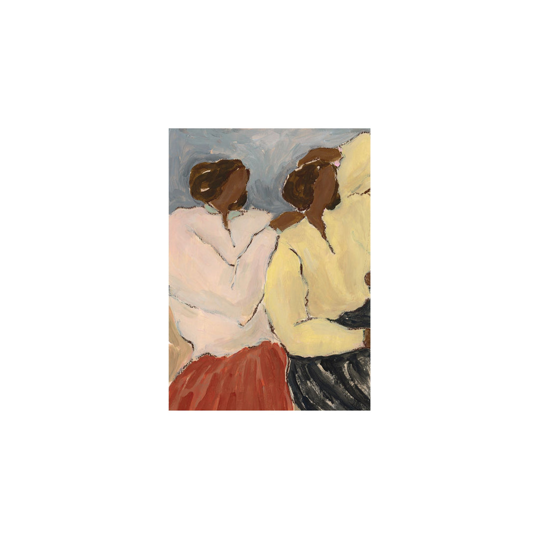 THE POSTER CLUB Sacrée Frangine, Side by Side, Art Card, A5