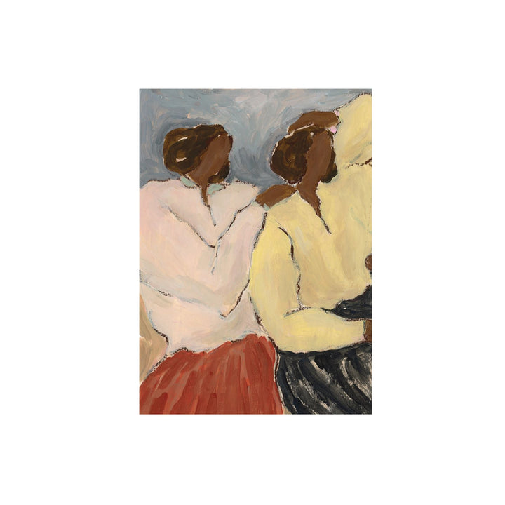 THE POSTER CLUB Sacrée Frangine, Side by Side, Art Card, A5