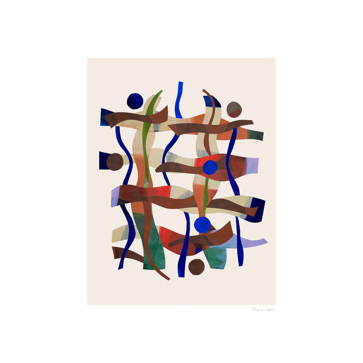 THE POSTER CLUB Berit Mogensen Lopez, Sway, Art Poster, 30x40cm