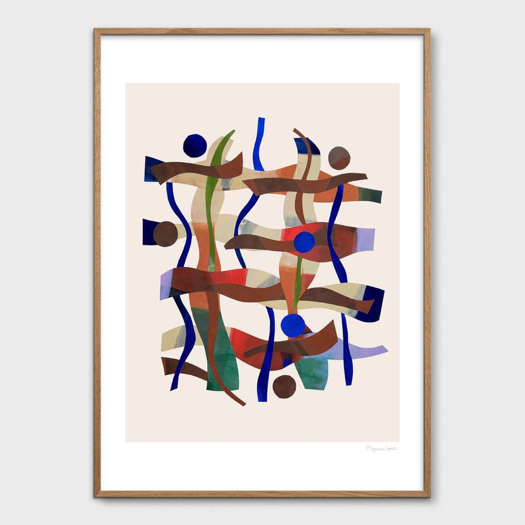 THE POSTER CLUB Berit Mogensen Lopez, Sway, Art Poster, 30x40cm