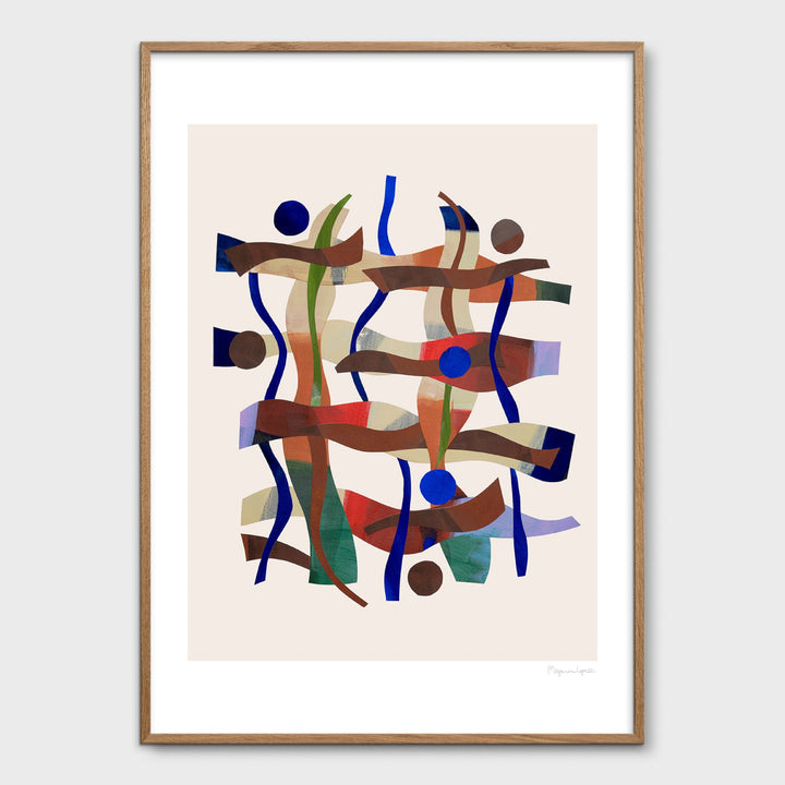 THE POSTER CLUB Berit Mogensen Lopez, Sway, Art Poster, 30x40cm