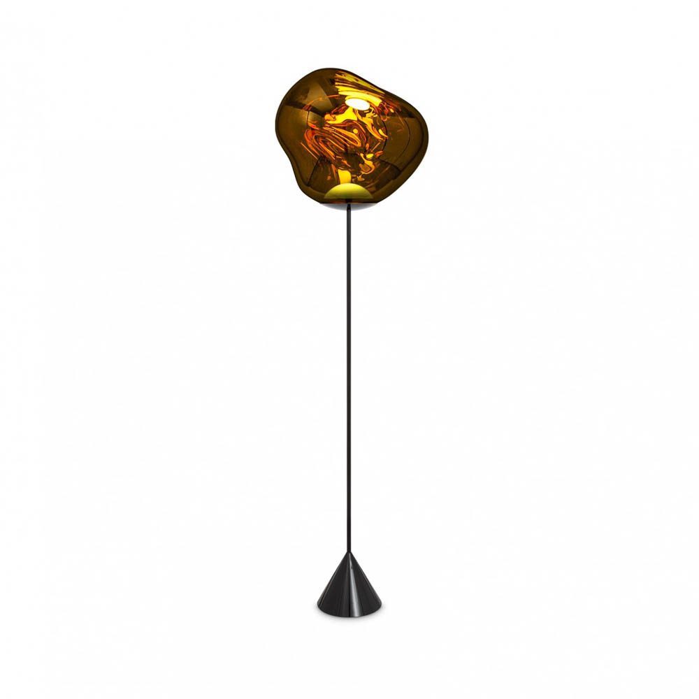 PRE-ORDER │ TOM DIXON Melt Cone Slim Floor Lamp, Gold