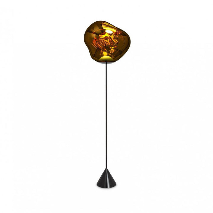 PRE-ORDER │ TOM DIXON Melt Cone Slim Floor Lamp, Gold