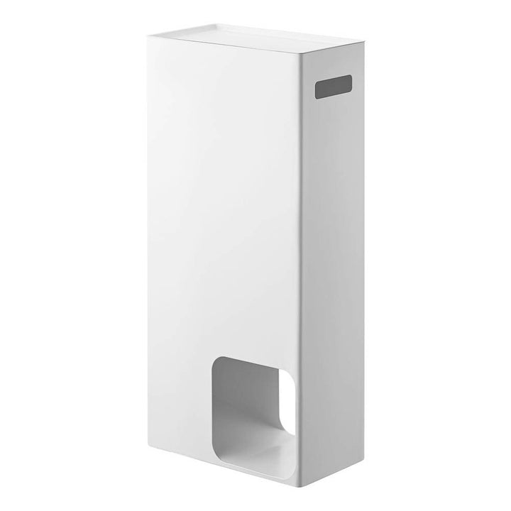 YAMAZAKI Tower Toilet Paper Stocker/Holder, White