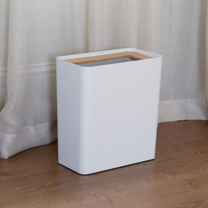 YAMAZAKI Rin Rubbish Bin/Paper Bin White Square