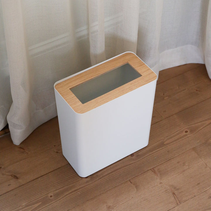 YAMAZAKI Rin Rubbish Bin/Paper Bin White Square