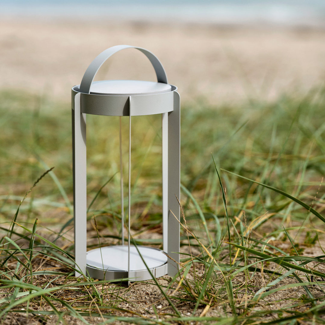 ZONE DENMARK Firefly Lantern LED Soft Grey Aluminum