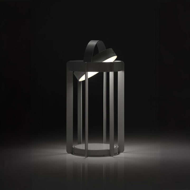 ZONE DENMARK Firefly Lantern LED Soft Grey Aluminum