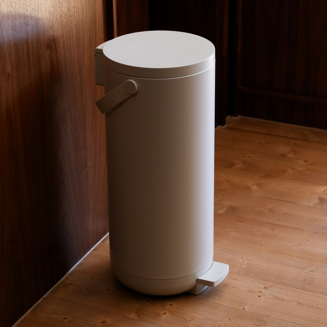ZONE DENMARK Circular Pedal Bin 35L/H65cm, Warm Grey