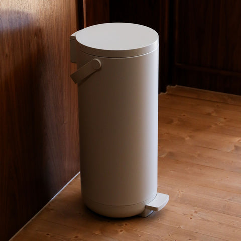 ZONE DENMARK Circular Pedal Bin 35L/H65cm, Warm Grey