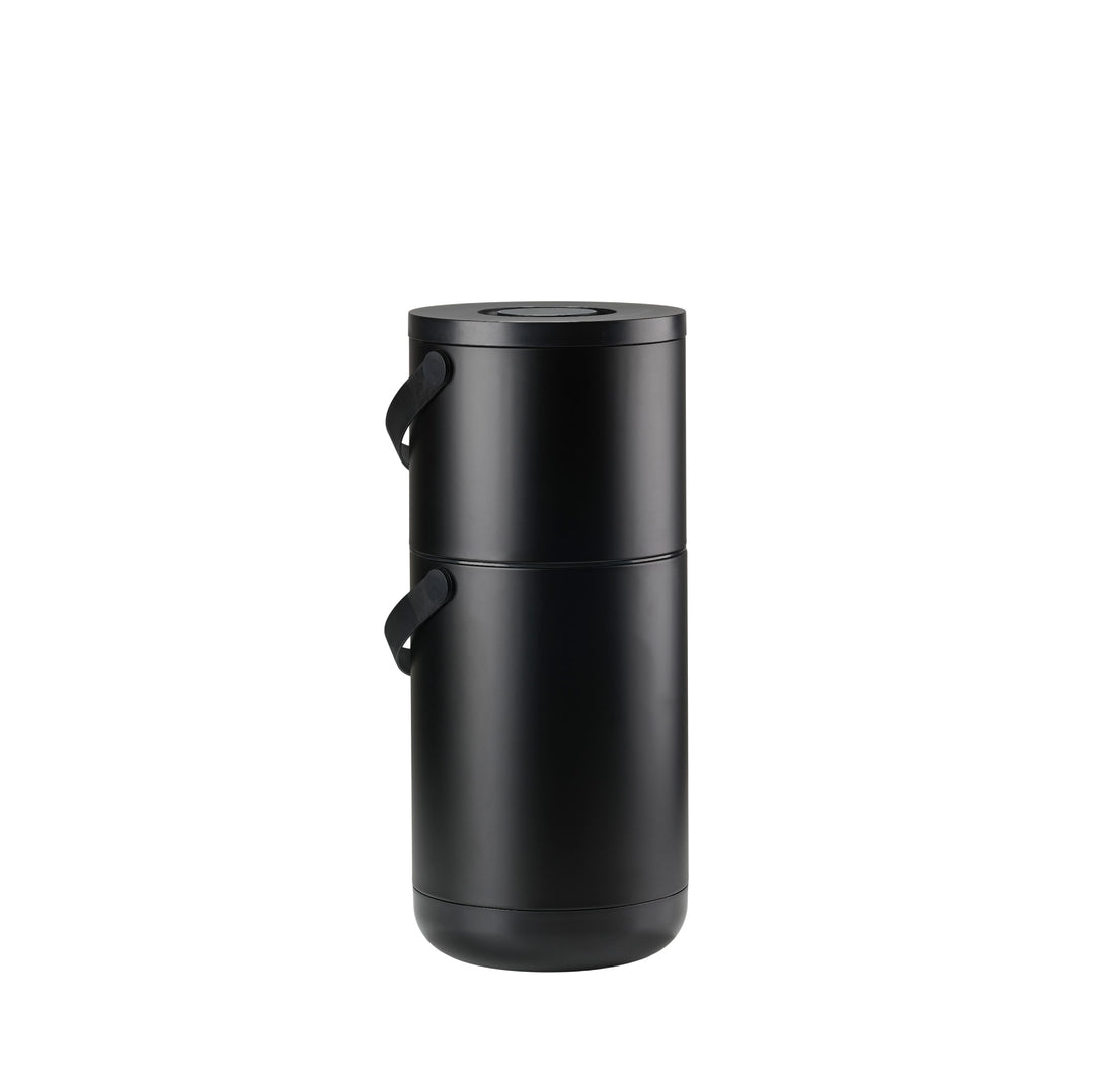 ZONE DENMARK Waste Bin Circular, 22+12L, Black