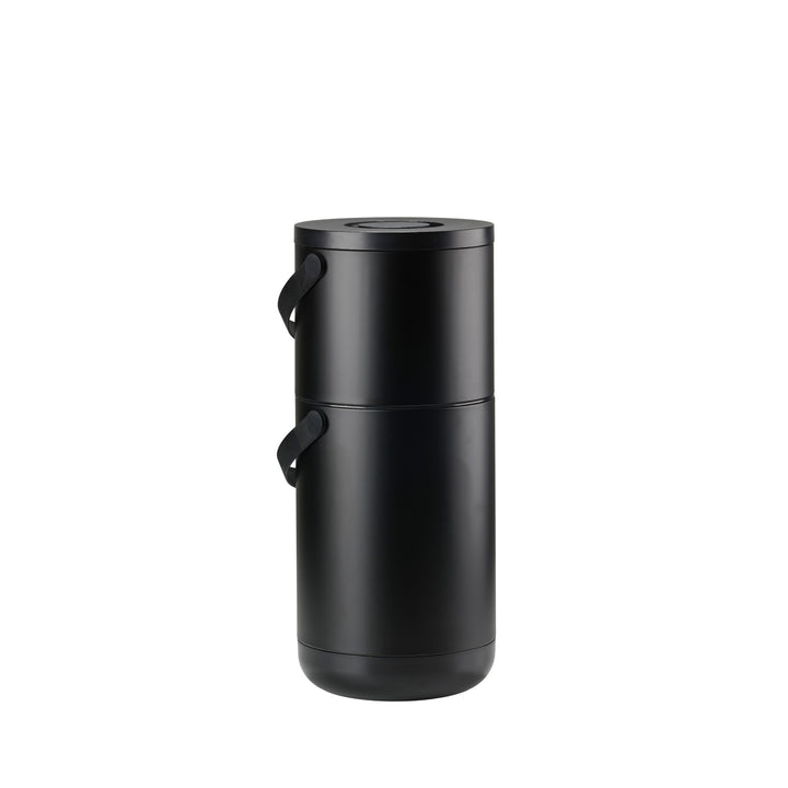 ZONE DENMARK Waste Bin Circular, 22+12L, Black