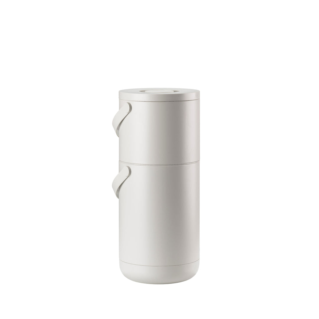 ZONE DENMARK Waste Bin Circular, 22+12L, Warm Grey