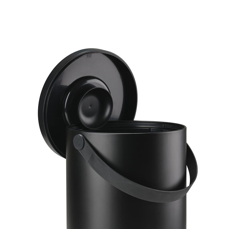 ZONE DENMARK Waste Bin Circular, 22L/H44cm, Black