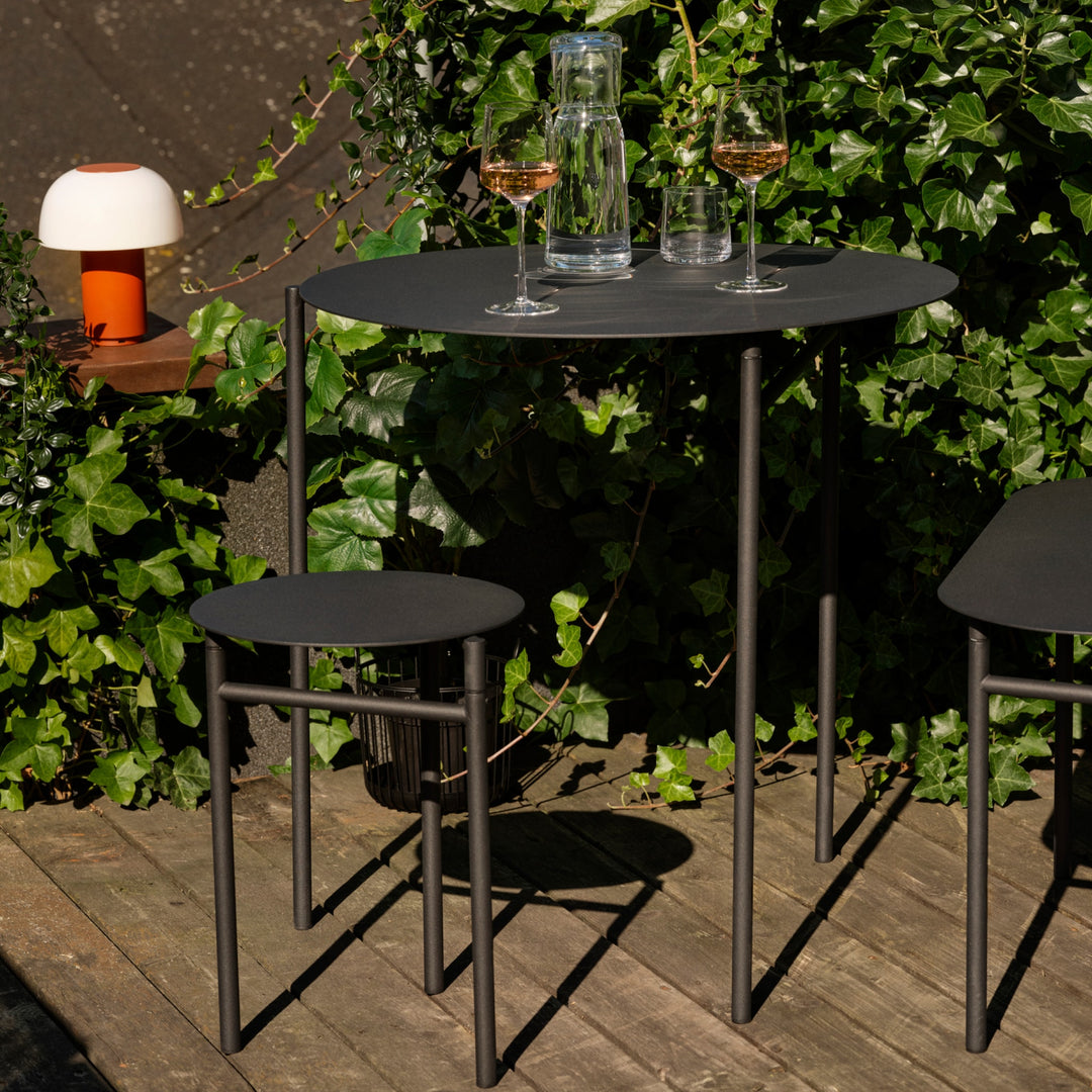 ZONE DENMARK Disc Foldable Stool, D33xH45cm, Black
