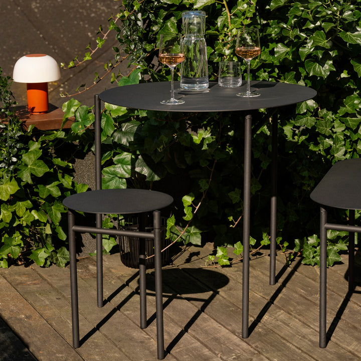 ZONE DENMARK Disc Foldable Stool, D33xH45cm, Black