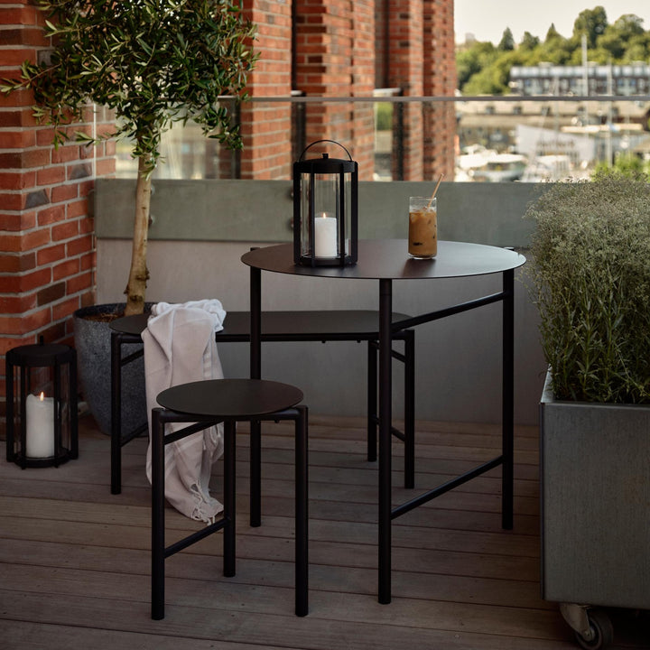ZONE DENMARK Disc Foldable Stool, D33xH45cm, Black