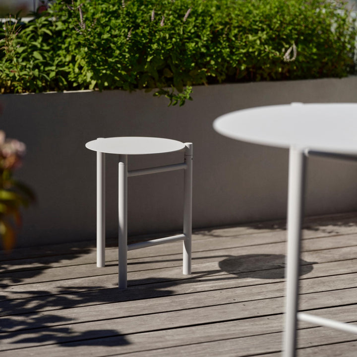 ZONE DENMARK Disc Foldable Stool, D33xH45cm, Soft Grey