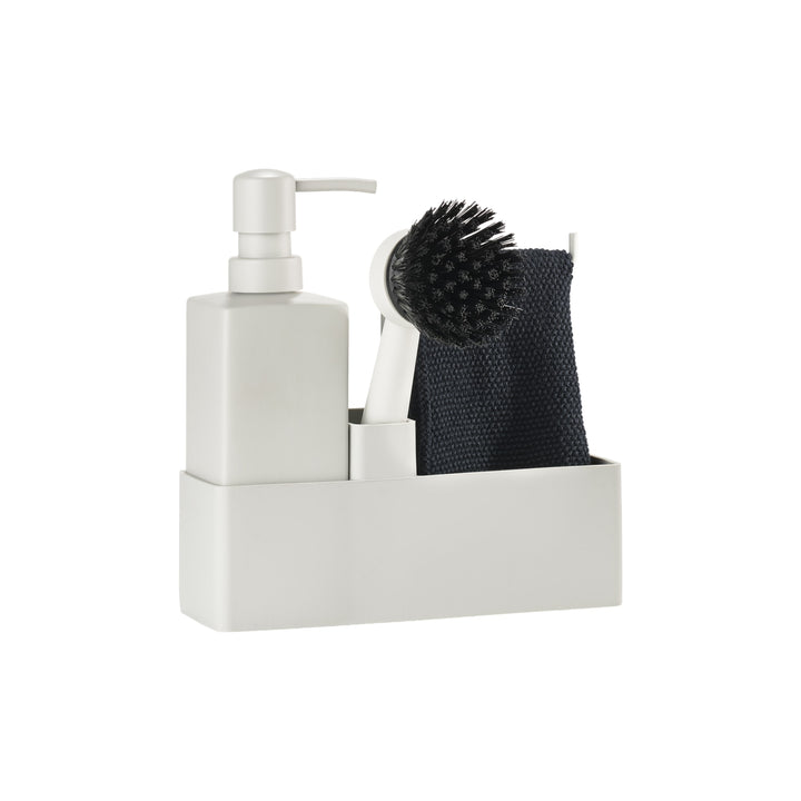 ZONE DENMARK Dishwashing Set w/ Cloth, Warm Grey