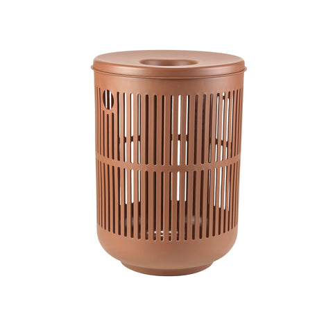 ZONE DENMARK Ume Laundry Basket 60L w/Lid Terracotta