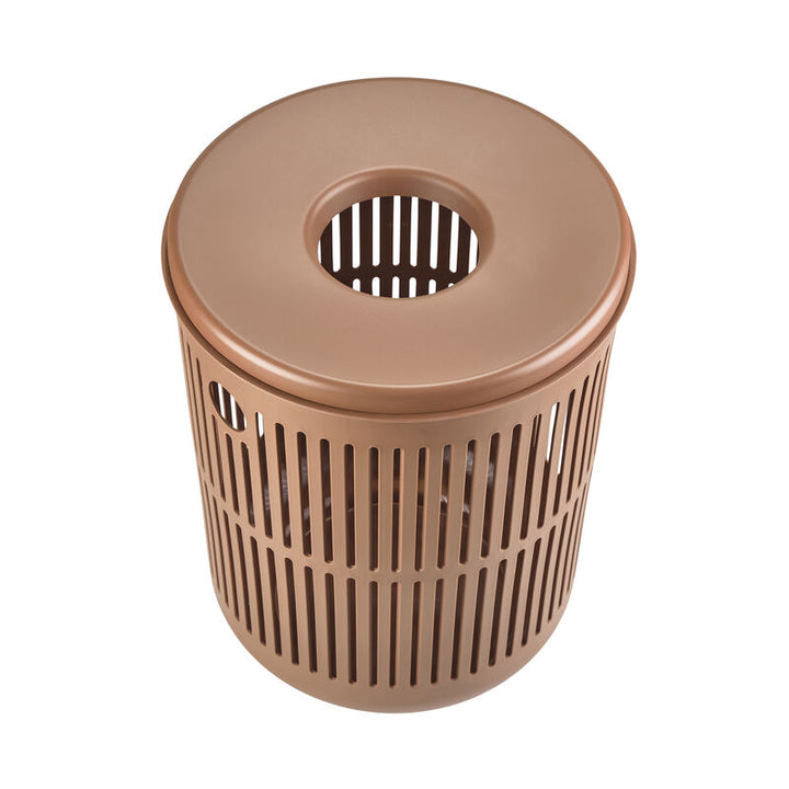 ZONE DENMARK Ume Laundry Basket 60L w/Lid Terracotta