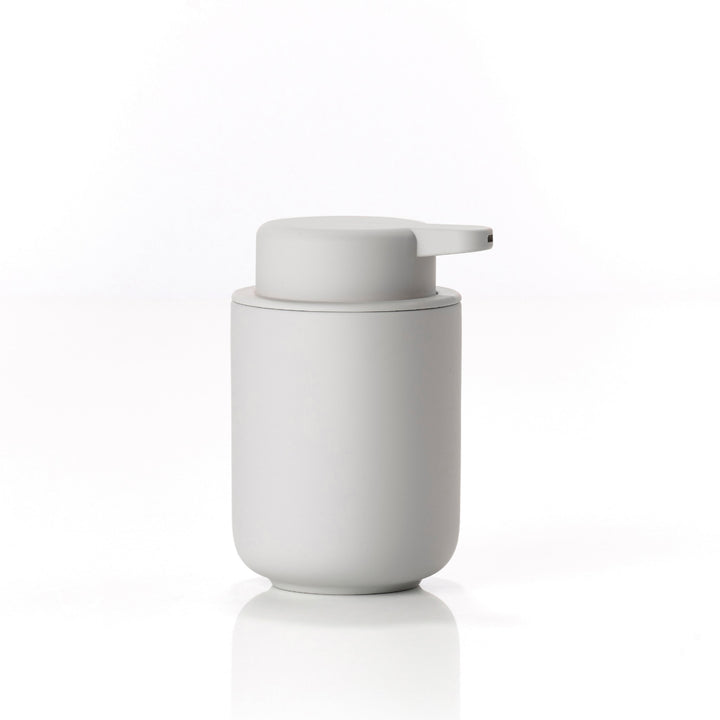 ZONE DENMARK Ume Soap Dispenser 250ml, H12.8cm, Soft Grey