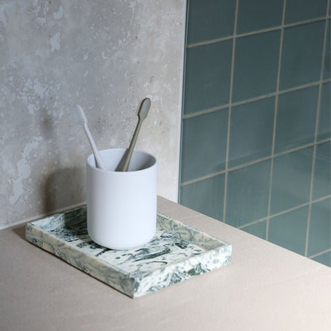 ZONE DENMARK Ume Tumbler/Toothbrush Holder, White