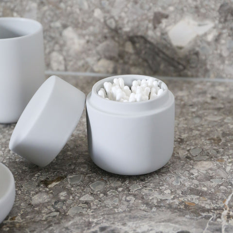ZONE DENMARK Ume Container/Jar with Lid, H10cm, Soft Grey
