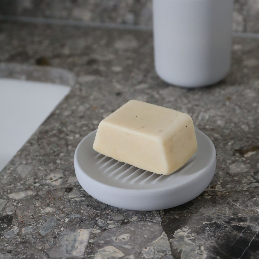 ZONE DENMARK Ume Soap Dish, Soft Grey