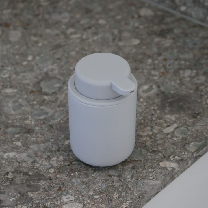 ZONE DENMARK Ume Soap Dispenser 250ml, H12.8cm, Soft Grey