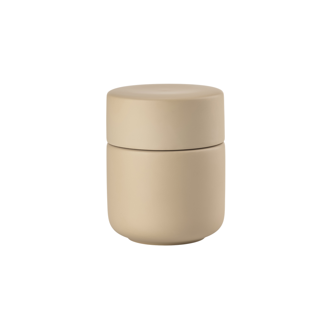 ZONE DENMARK Ume Container/Jar with Lid, H10cm, Camel